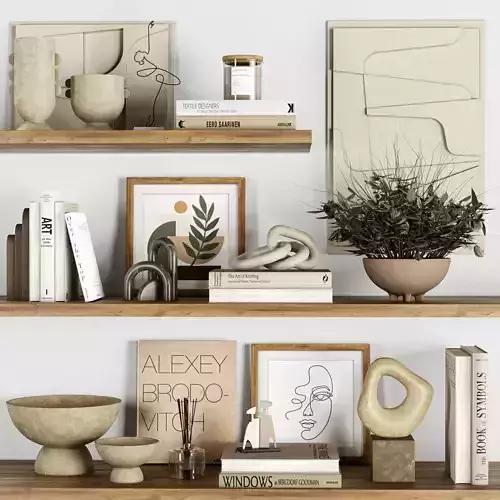 decorative set Vol009 3D model