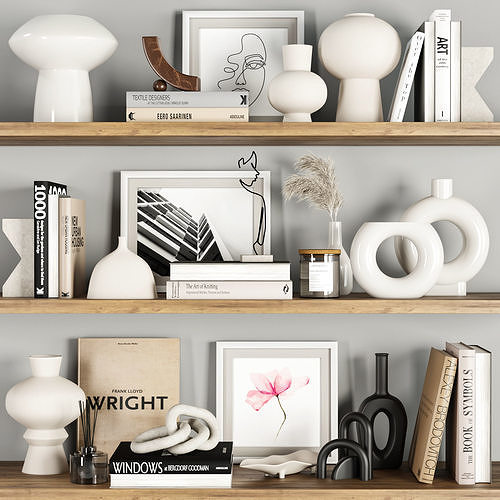 decorative set Vol010 3D model