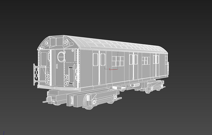 R17 Subway wagon NYC 3D print model