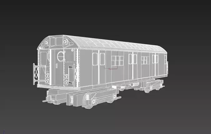 R17 Subway wagon NYC 3D print model