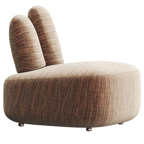 BUNNY ottoman By Sedes Regia 3D model