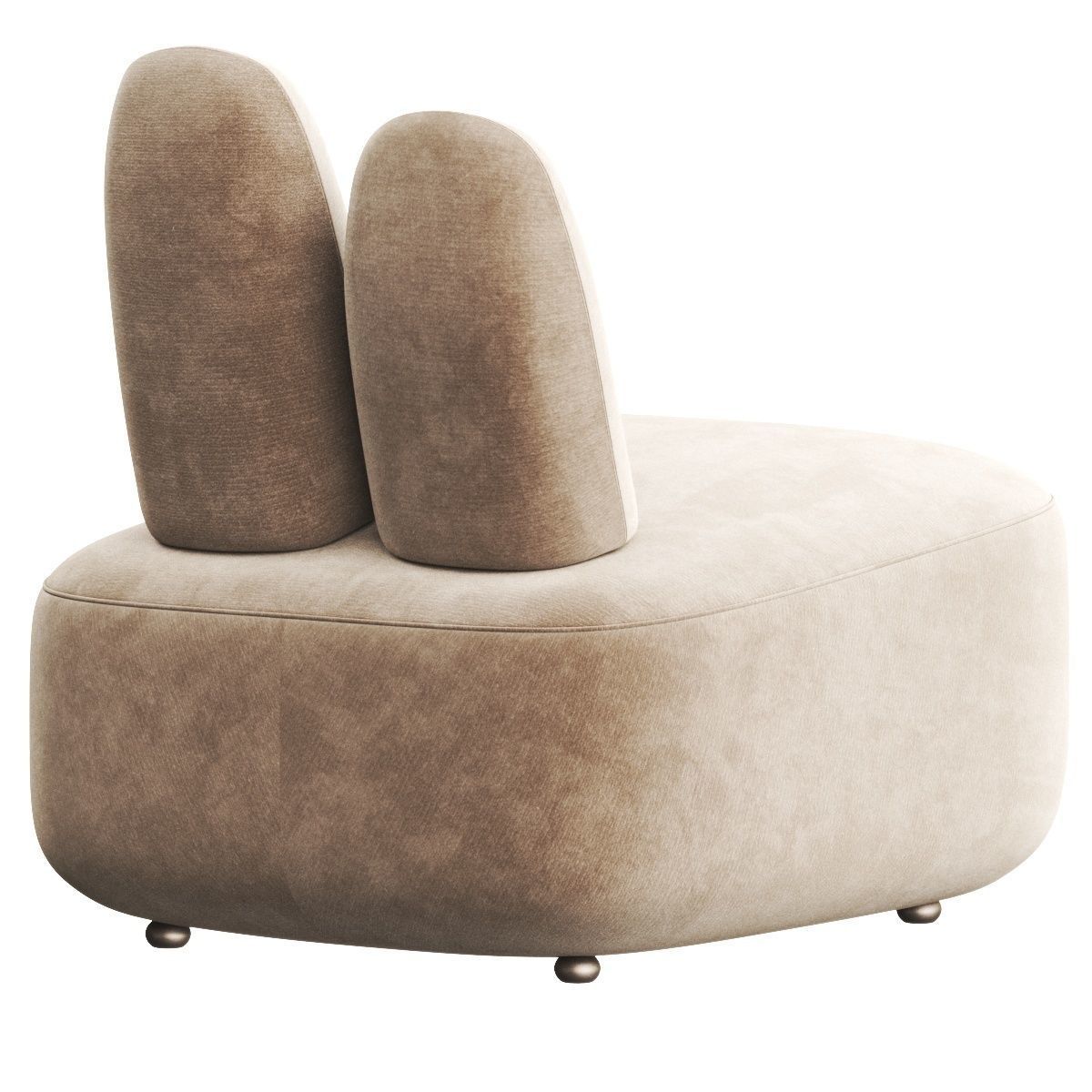 BUNNY ottoman By Sedes Regia 3D model_2