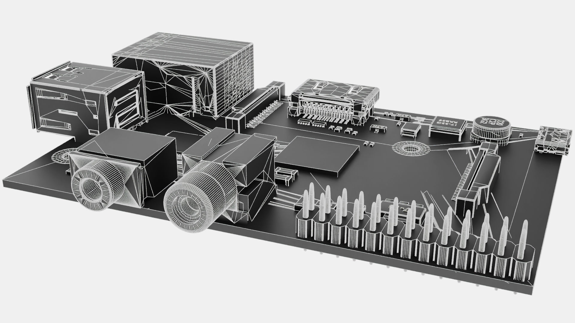 Raspberry Pi Type-A Low-poly 3D model_11