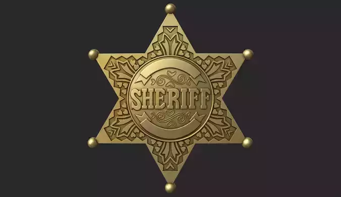 Sheriff Star Badge 1