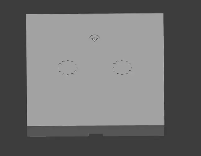 Sonoff Touch T1 2ch Wifi Switch Cover 3D print model