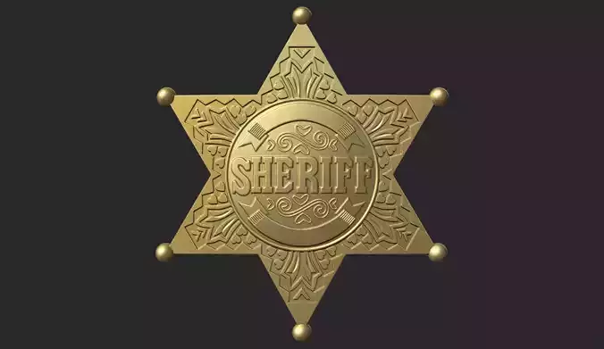 Sheriff Star Badge 2