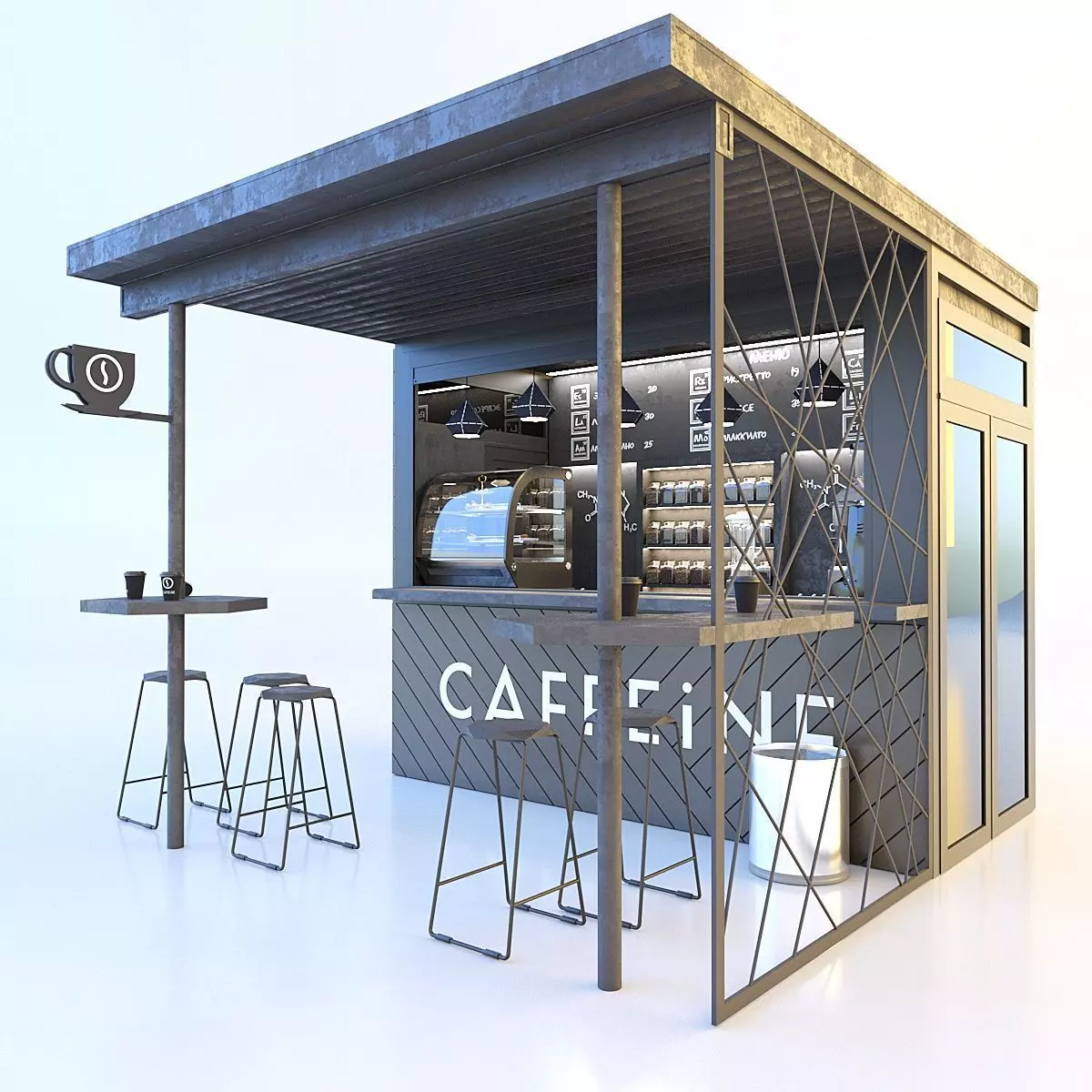 Street Cafe 3D model