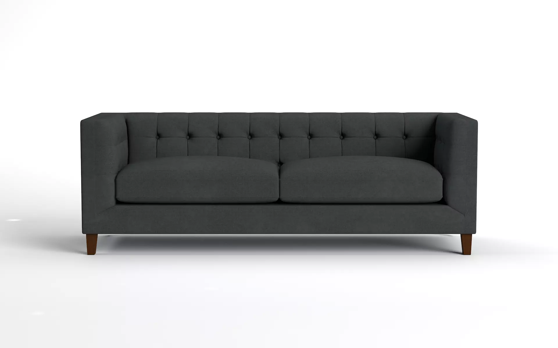 Modern Button Sofa Low-poly 3D model_0