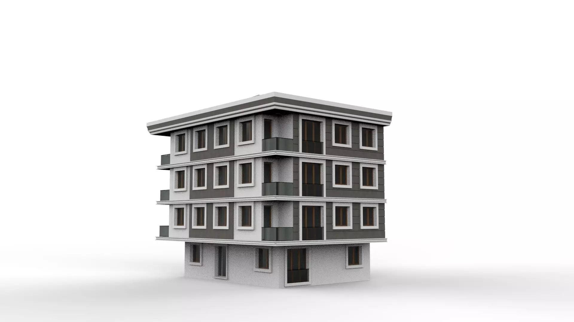 HOUSE 10 Low-poly 3D model
