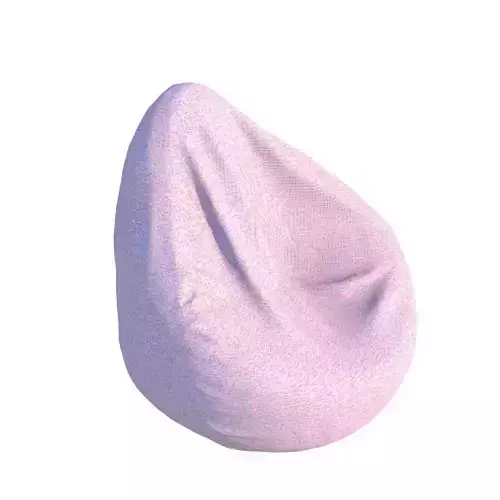 Bean Bag Low-poly 3D model