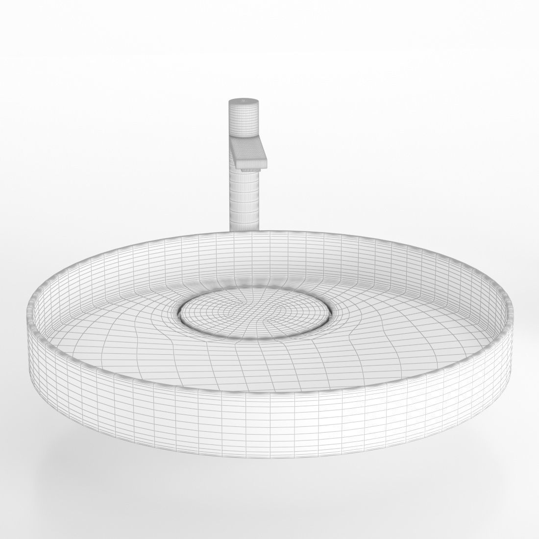 falper eccentrico washbasin 3D model_5