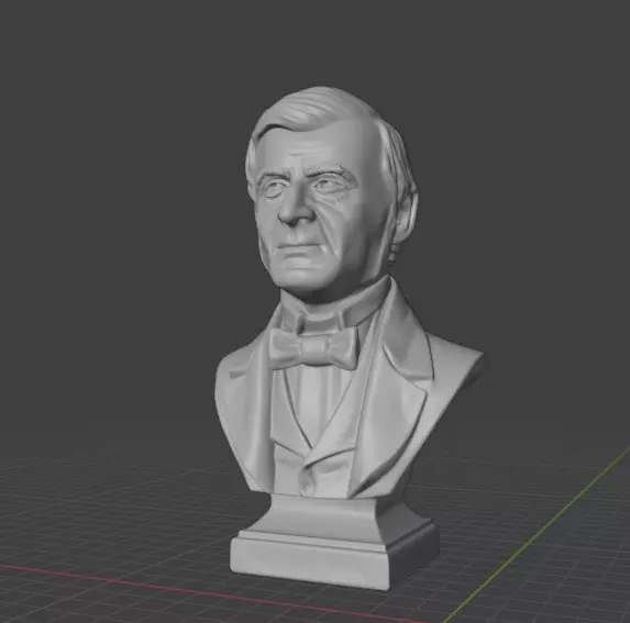 Ralph Waldo Emerson 3D print model_12