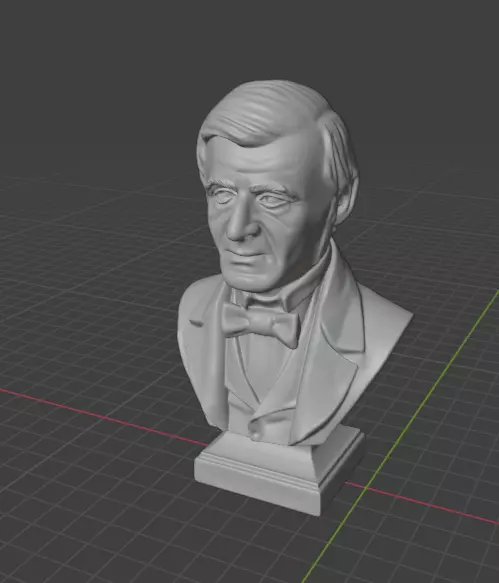 Ralph Waldo Emerson 3D print model_6