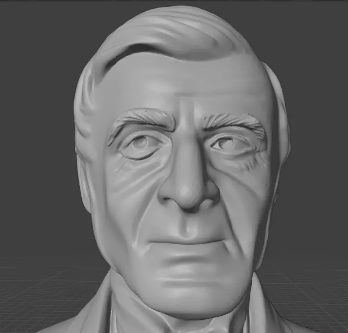 Ralph Waldo Emerson 3D print model_14