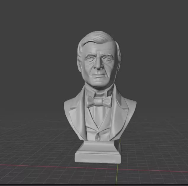 Ralph Waldo Emerson 3D print model_16