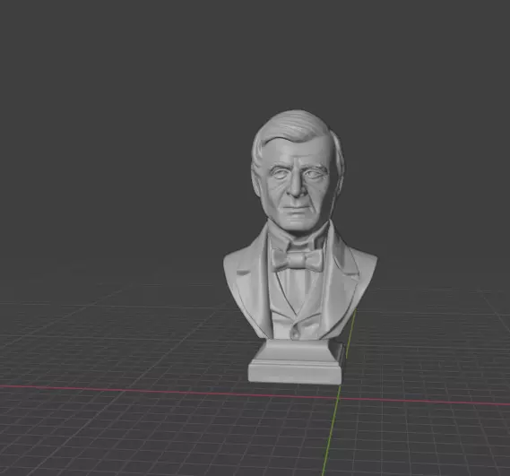 Ralph Waldo Emerson 3D print model_15