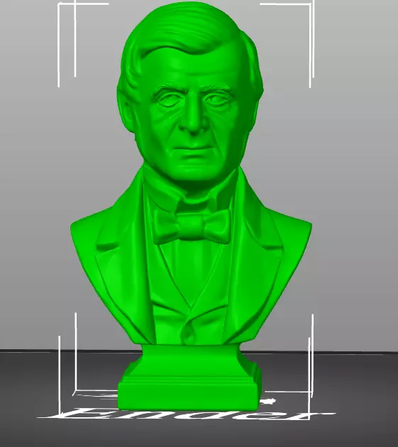 Ralph Waldo Emerson 3D print model_18