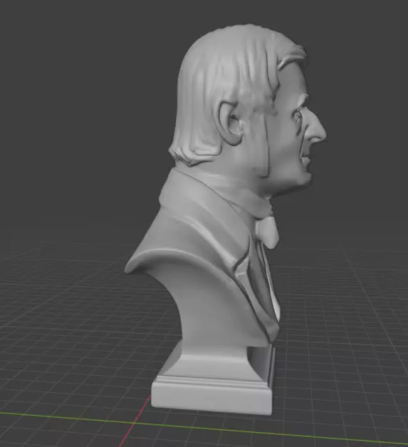 Ralph Waldo Emerson 3D print model_7
