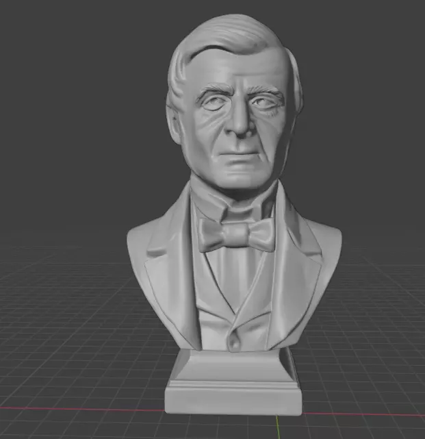 Ralph Waldo Emerson 3D print model_1
