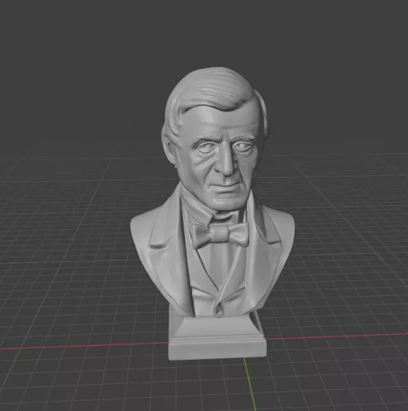 Ralph Waldo Emerson 3D print model_9
