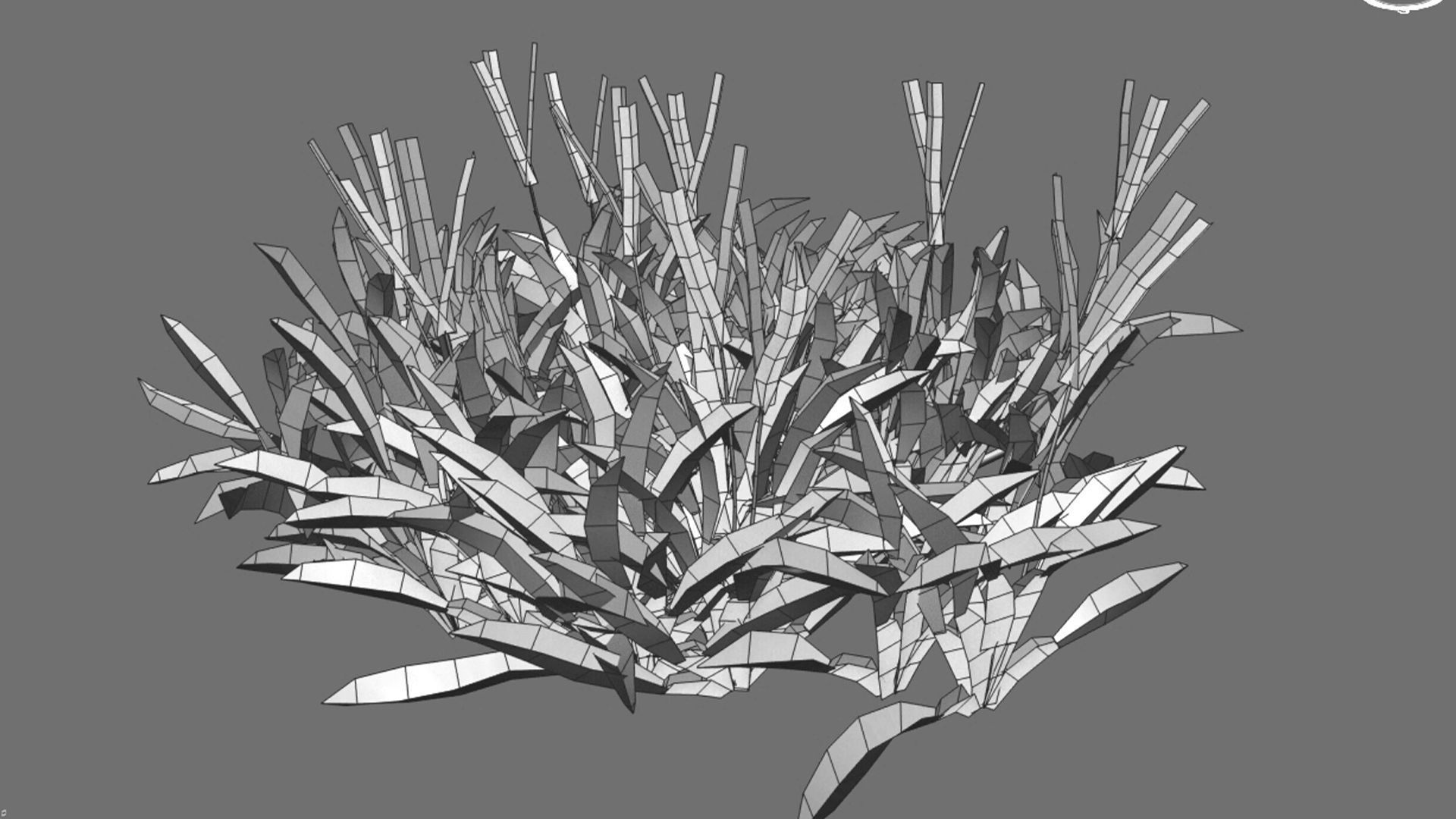 Axonopus compressus GrowFX 3D model_14
