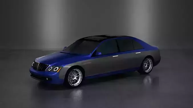 Maybach 2002 Free 3D model