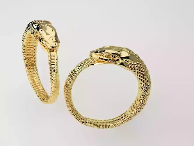 snake engagement ring 