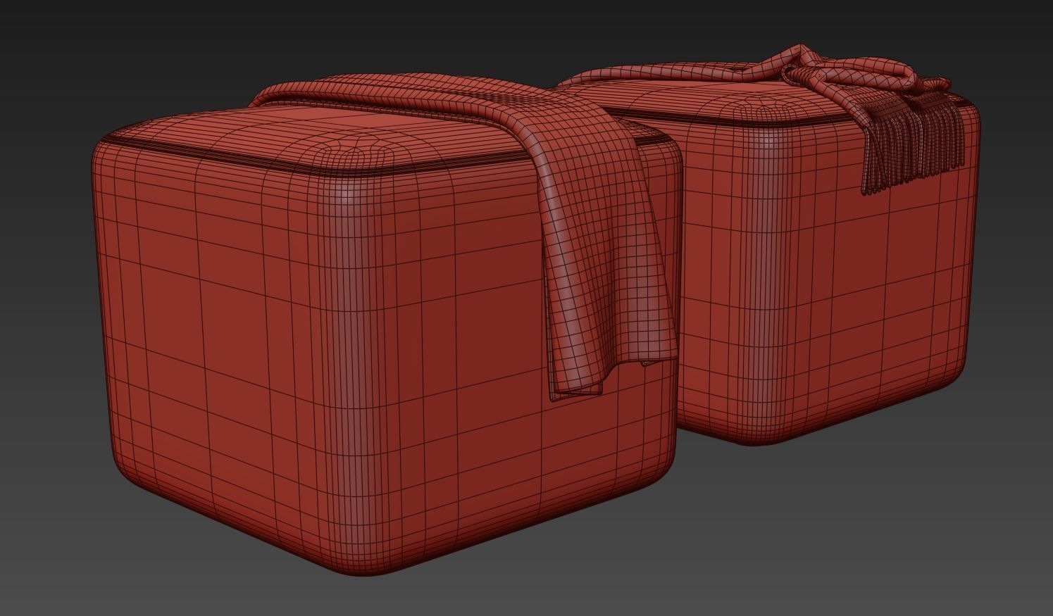 Block Party Ottoman by Poppin 3D model_9