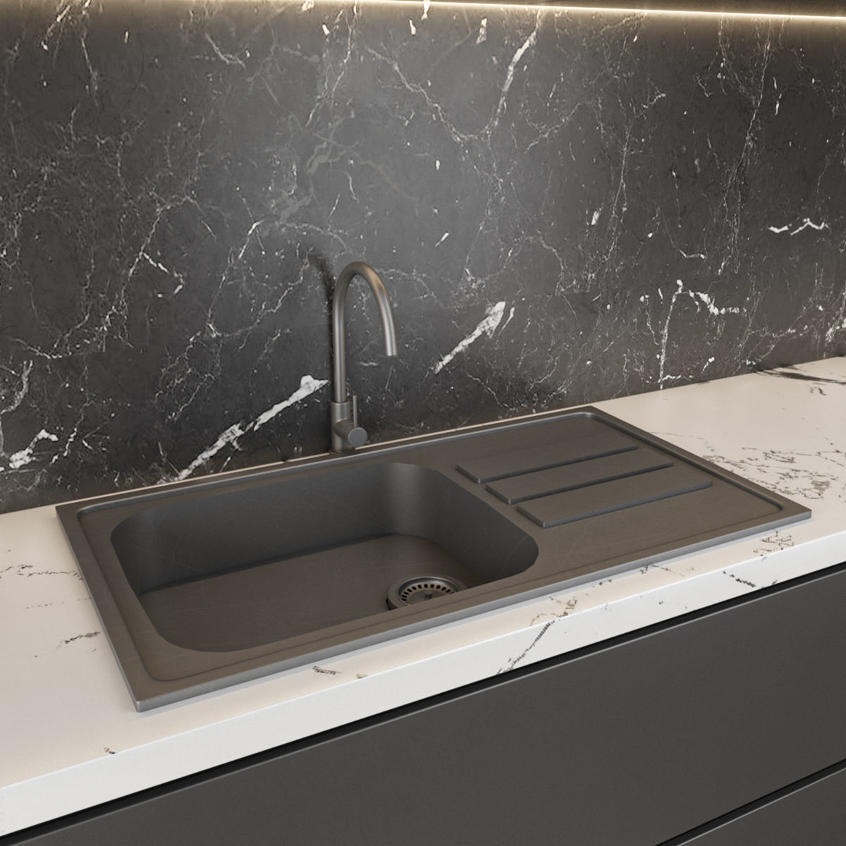 contemporary kitchen interior set 25 3D model_3