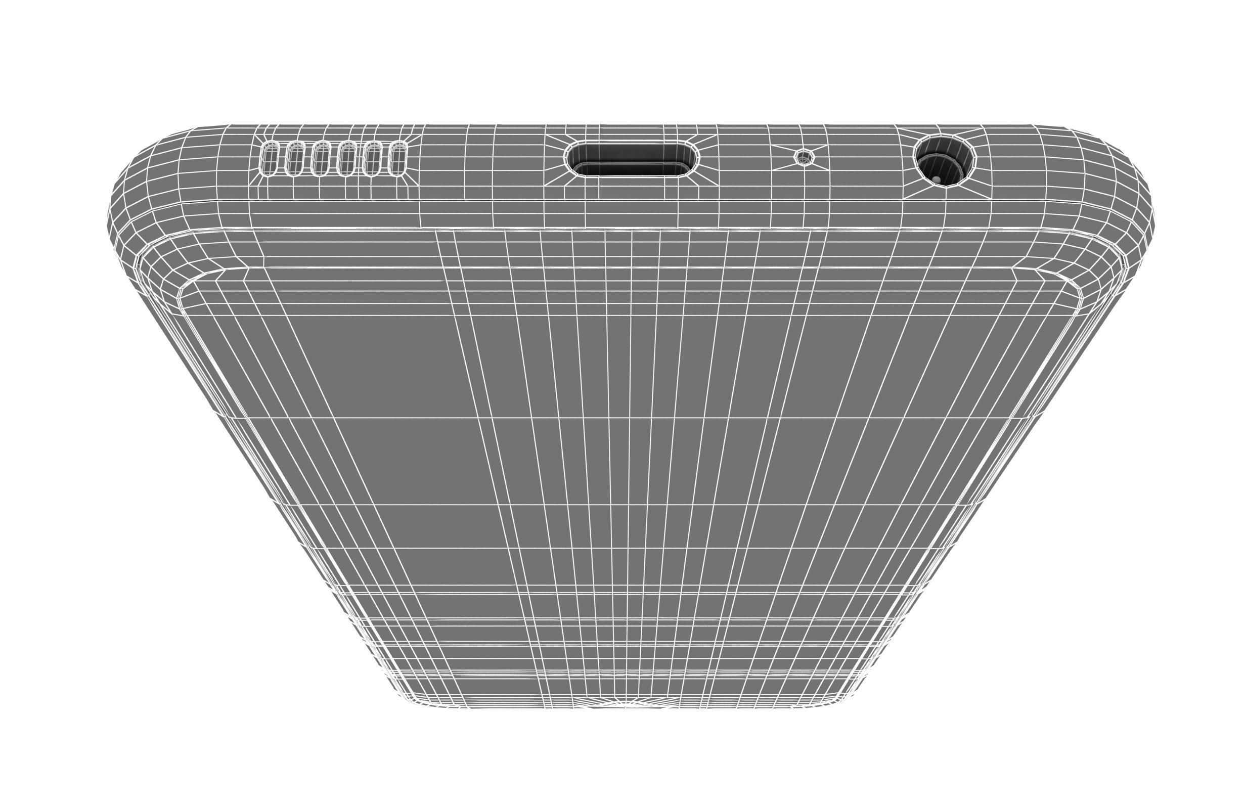 Samsung Galaxy A13 LTE Blue Low-poly 3D model_25