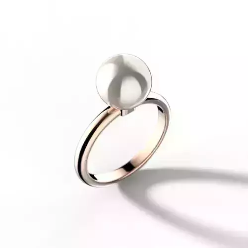 Pearl ring tifan style