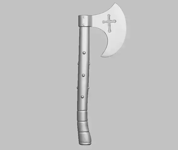Knight axe 3D print model