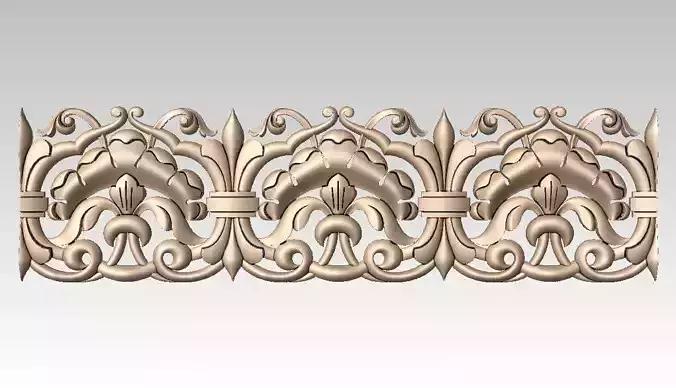 Ornament relief stl for 3d print and router
