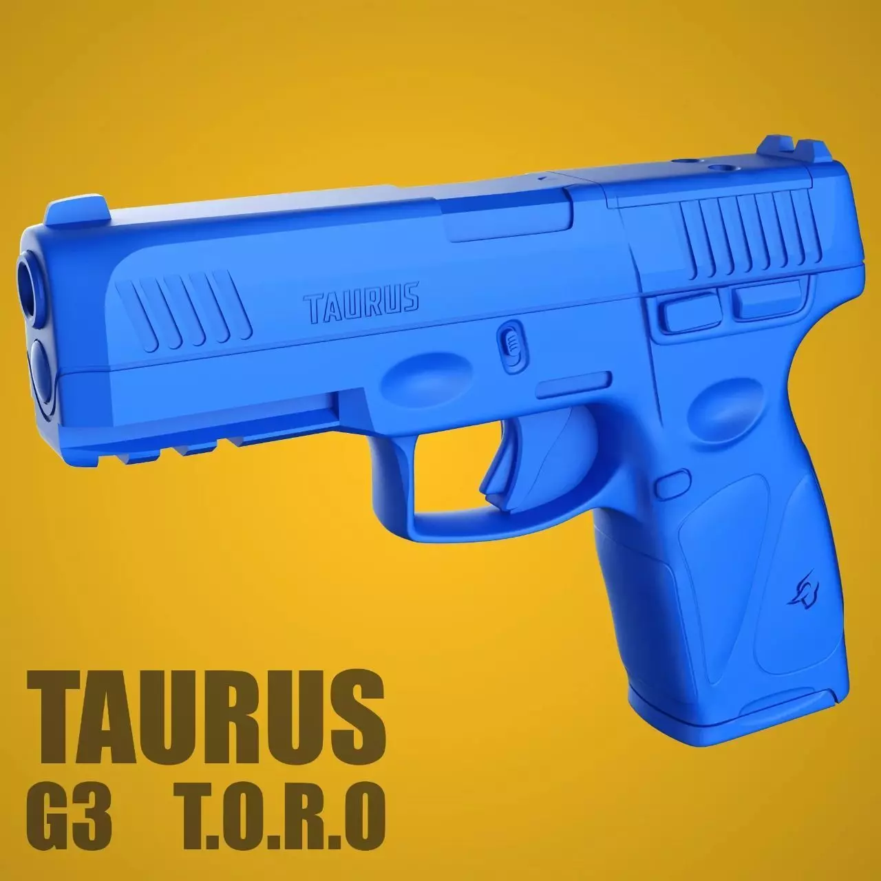 TAURUS G3 TORO Low-poly 3D model_0