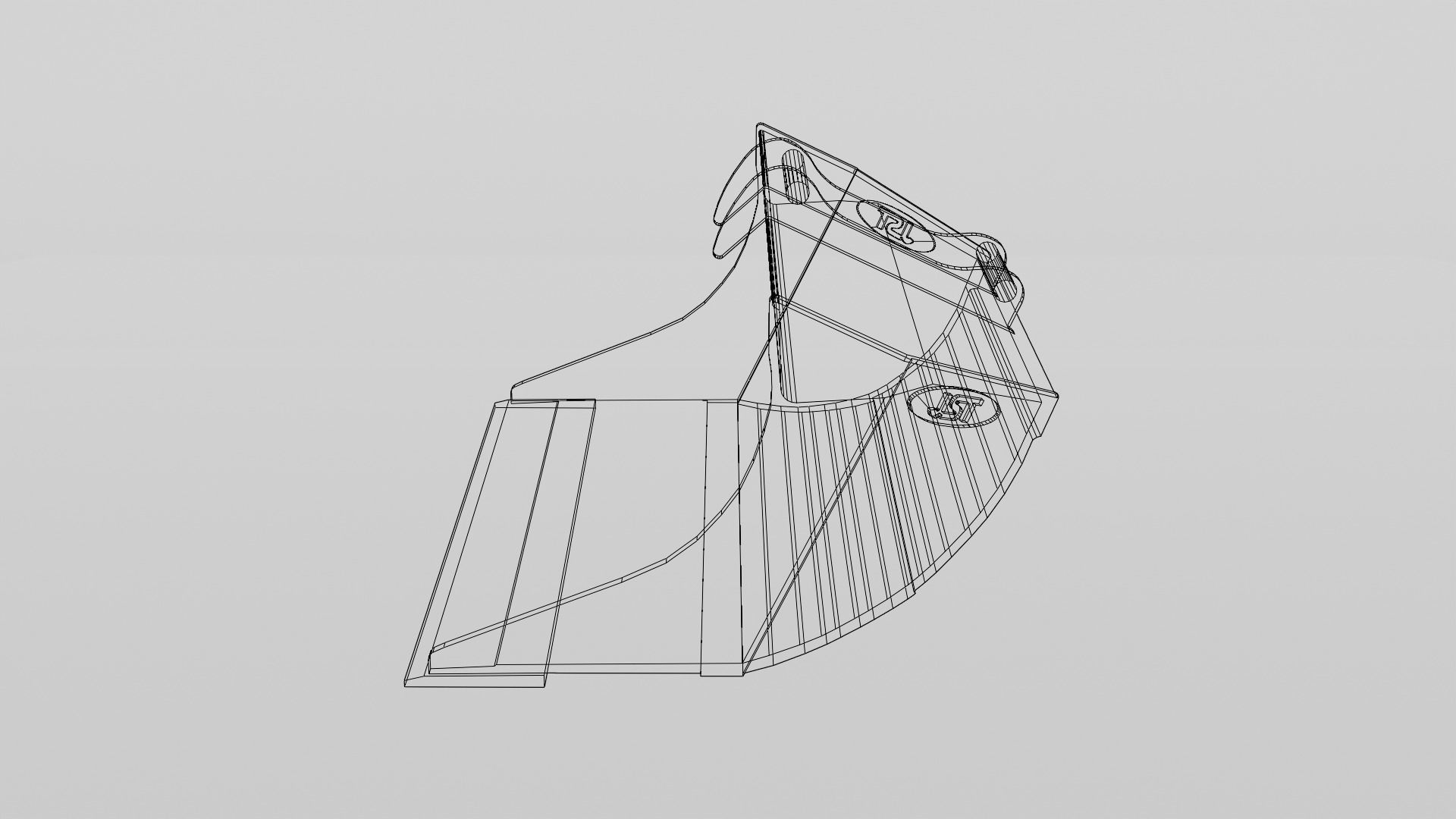 JST Nordic Line 20-25 Ton Grading Bucket Low-poly 3D model_9