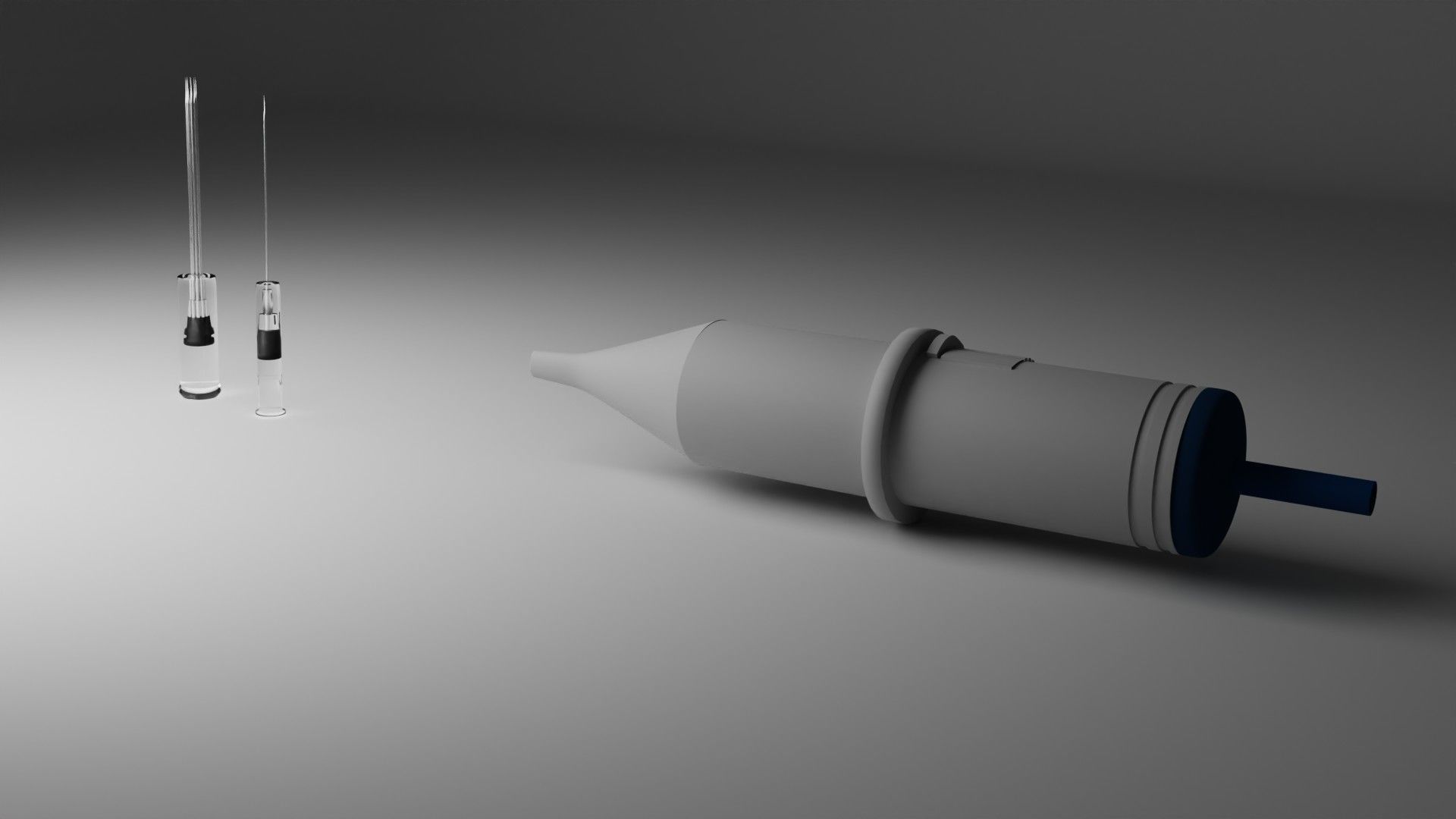 Permanent tattoo machine 3D model_5