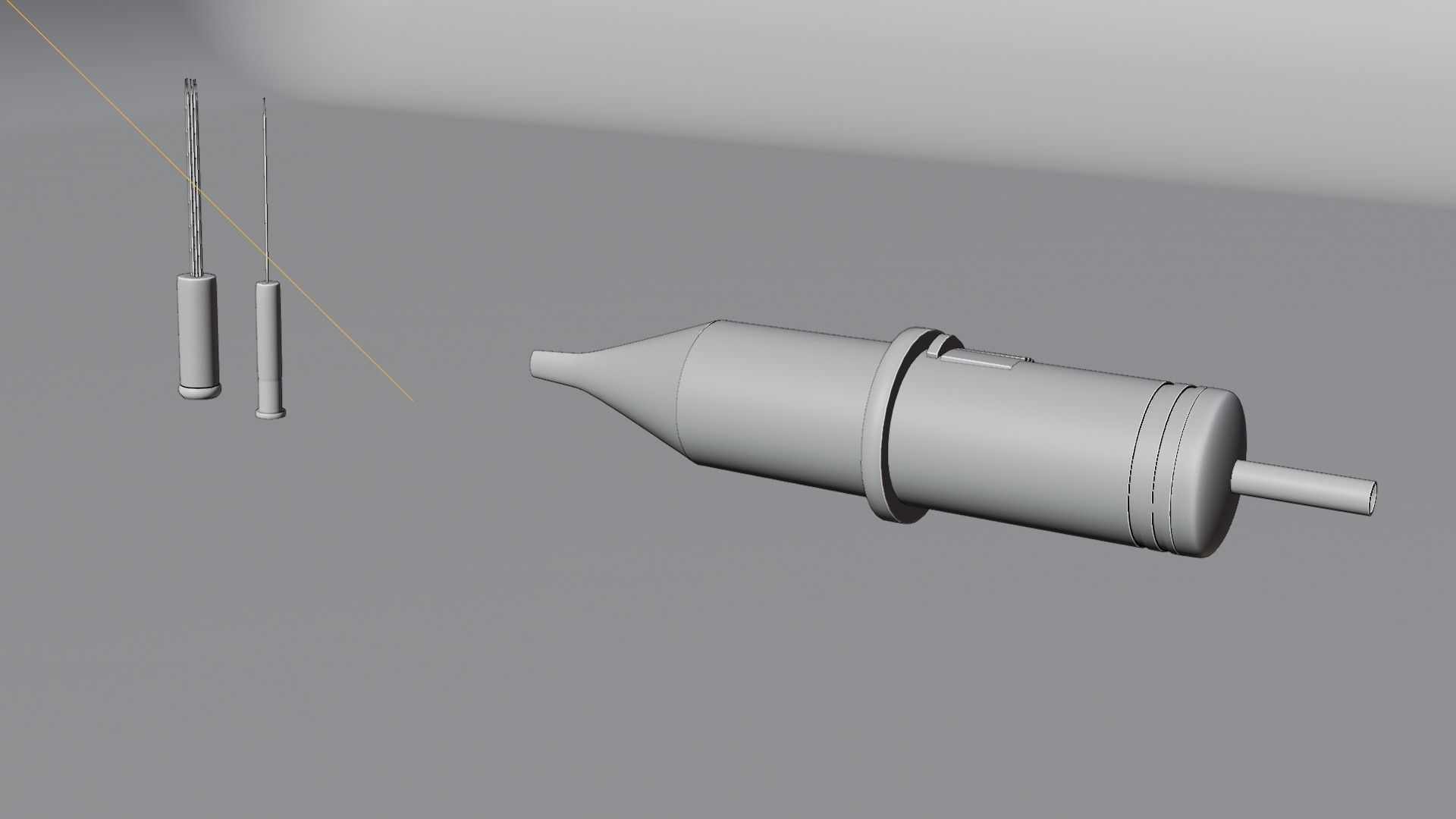 Permanent tattoo machine 3D model_4