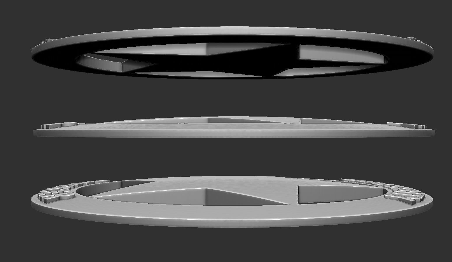 Security Officer Badge 3D print model_4