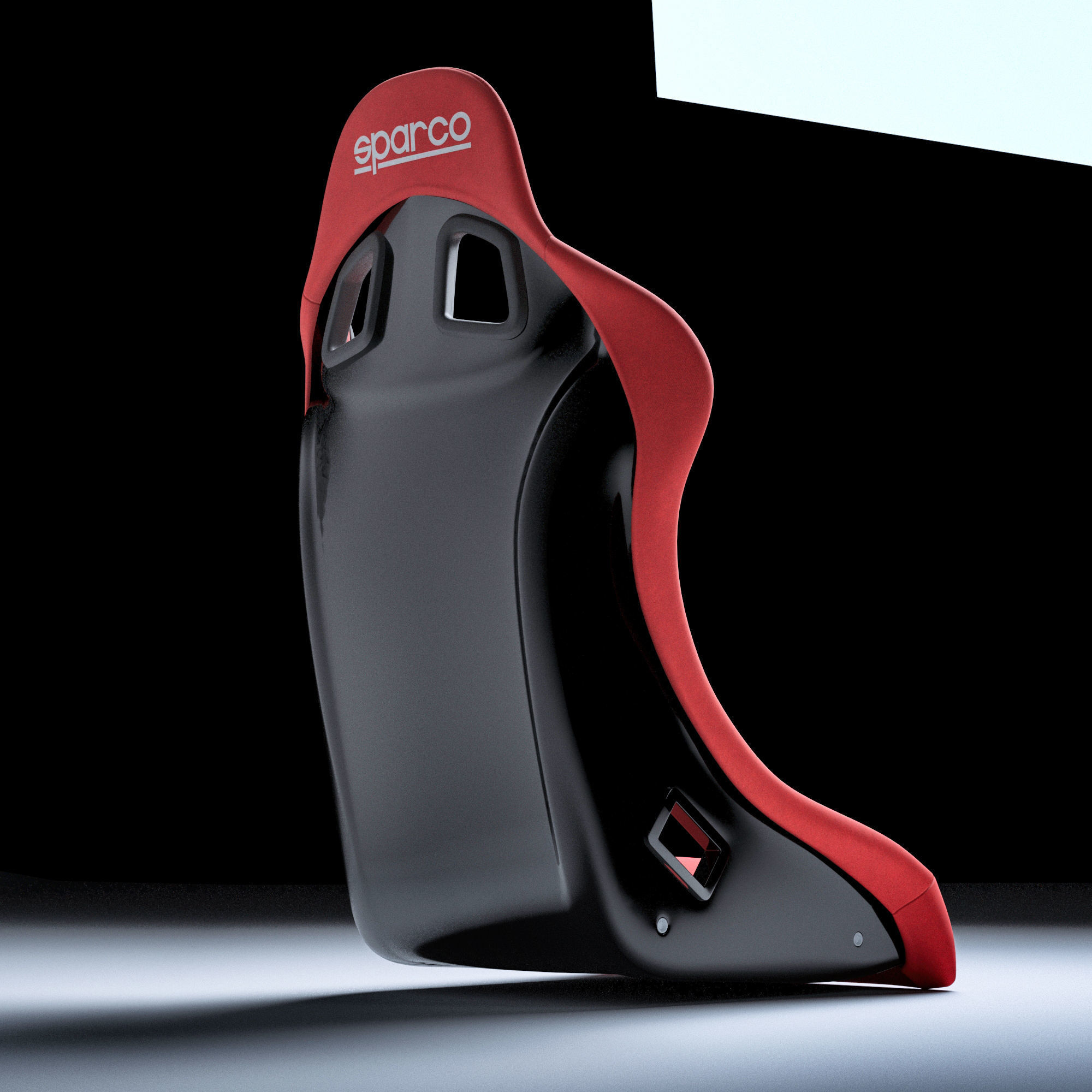 SPARCO REV II Low-poly 3D model_4