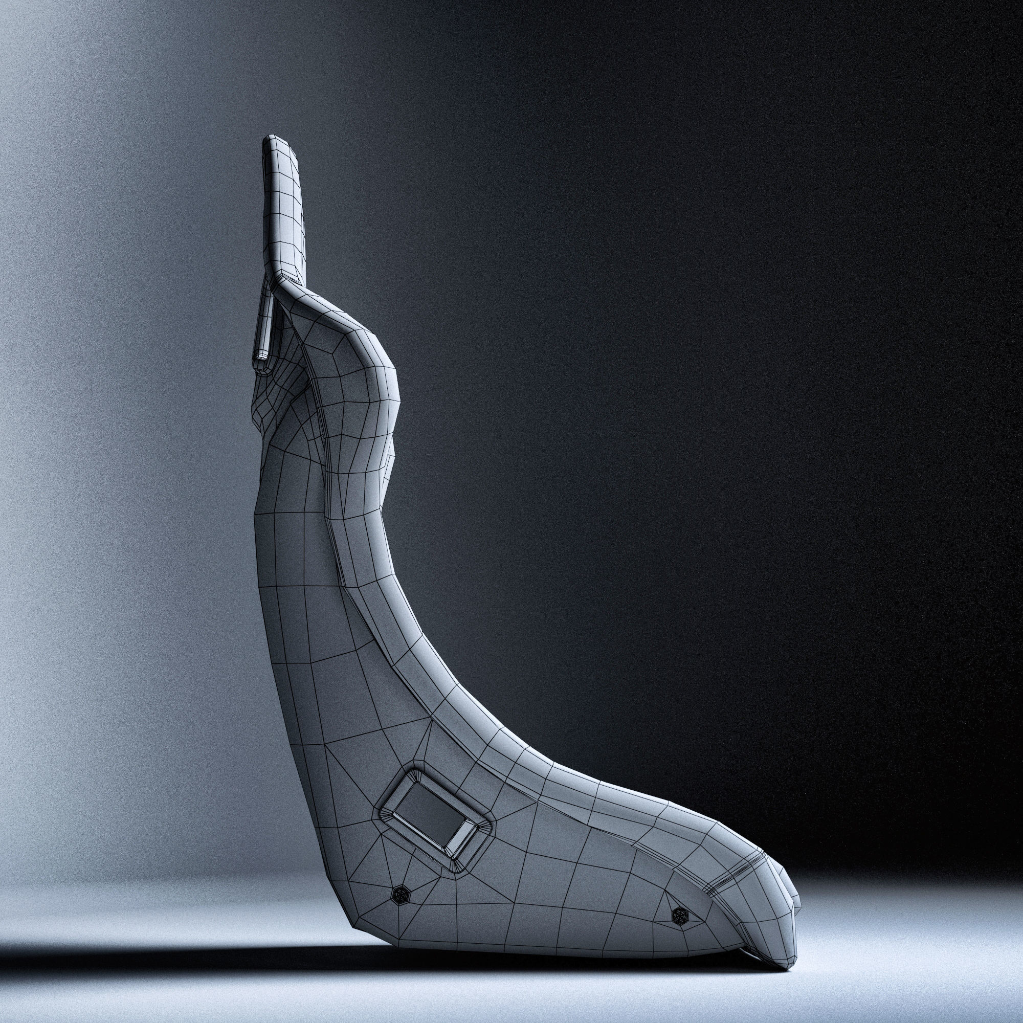 SPARCO REV II Low-poly 3D model_23