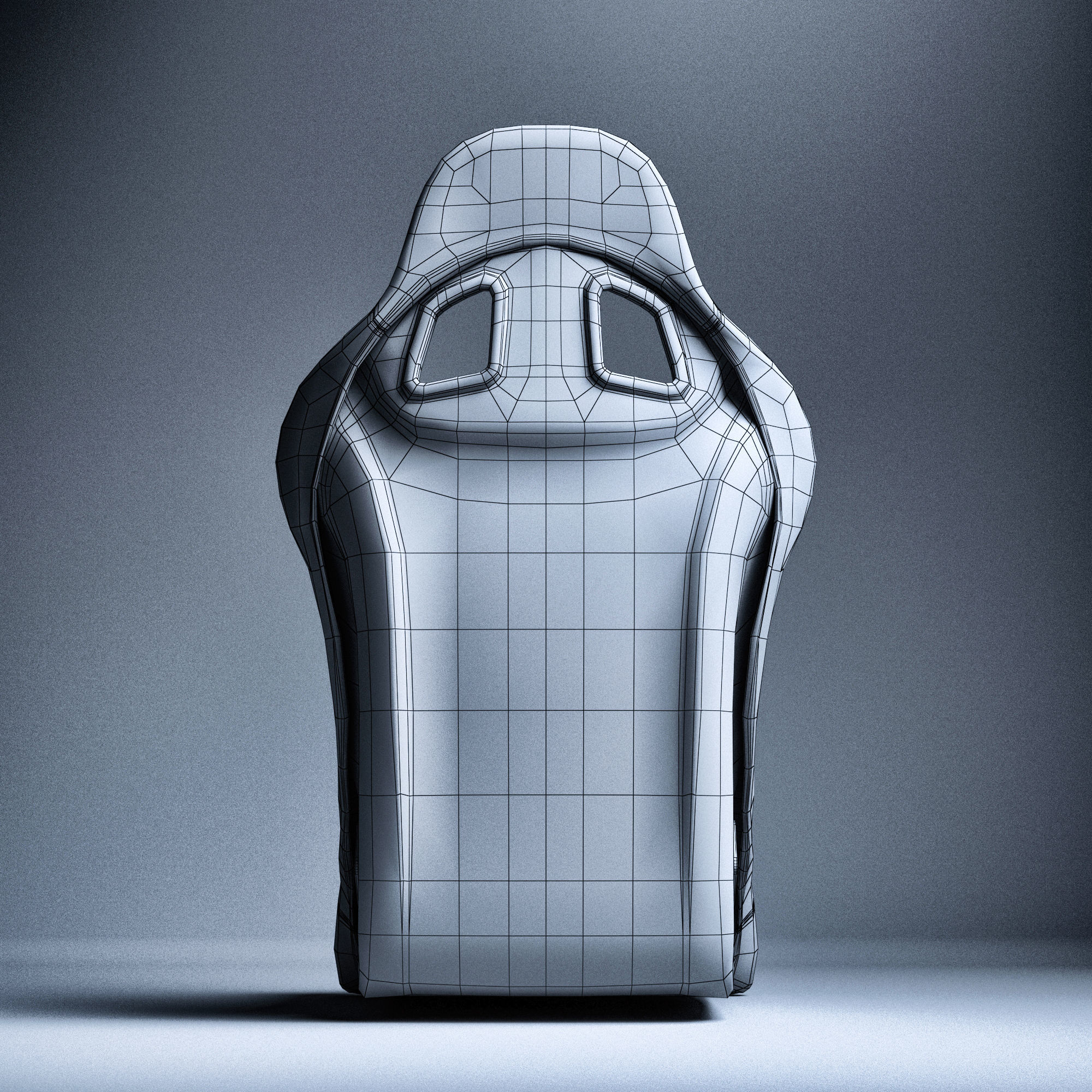 SPARCO REV II Low-poly 3D model_24