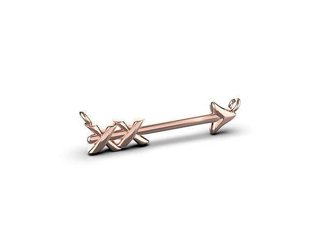 Arrow necklace tifn style 3D print model