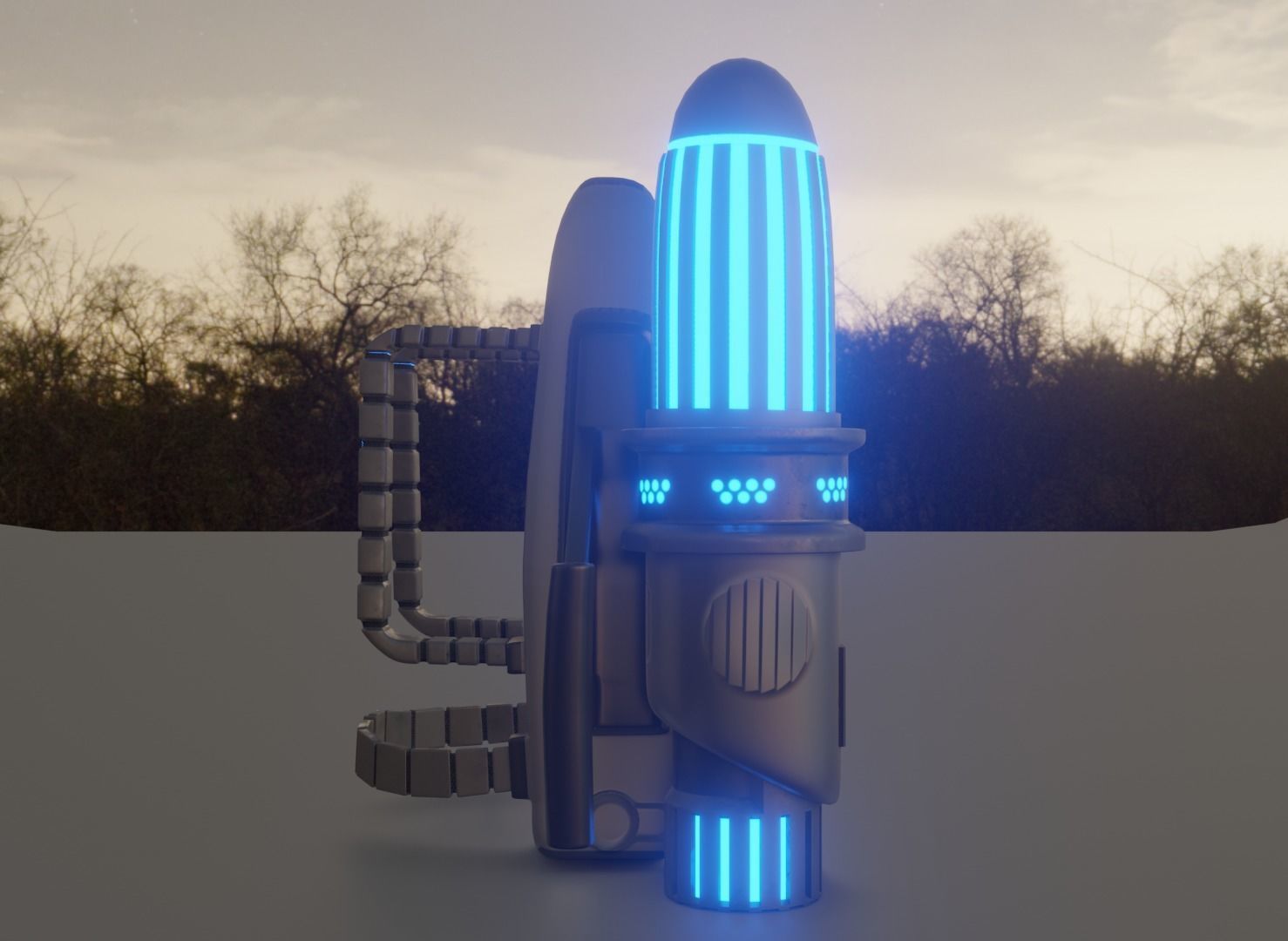 Sci-Fi Jetpack 3D model | CGTrader