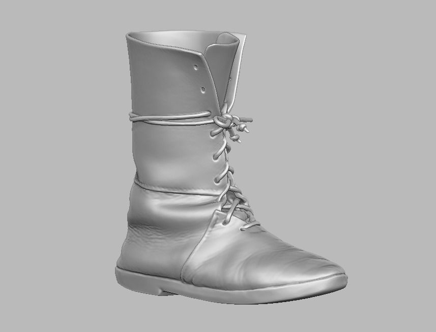 Knight leather gear 3D print model_14