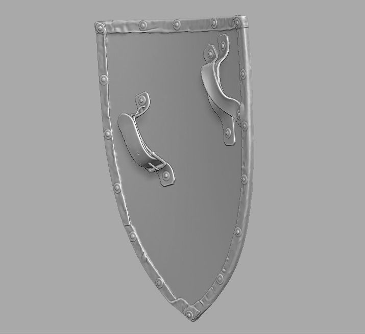 Knight leather gear 3D print model_50