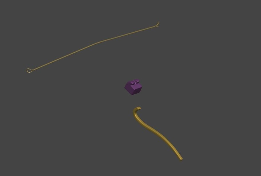 Knight leather gear 3D print model_9