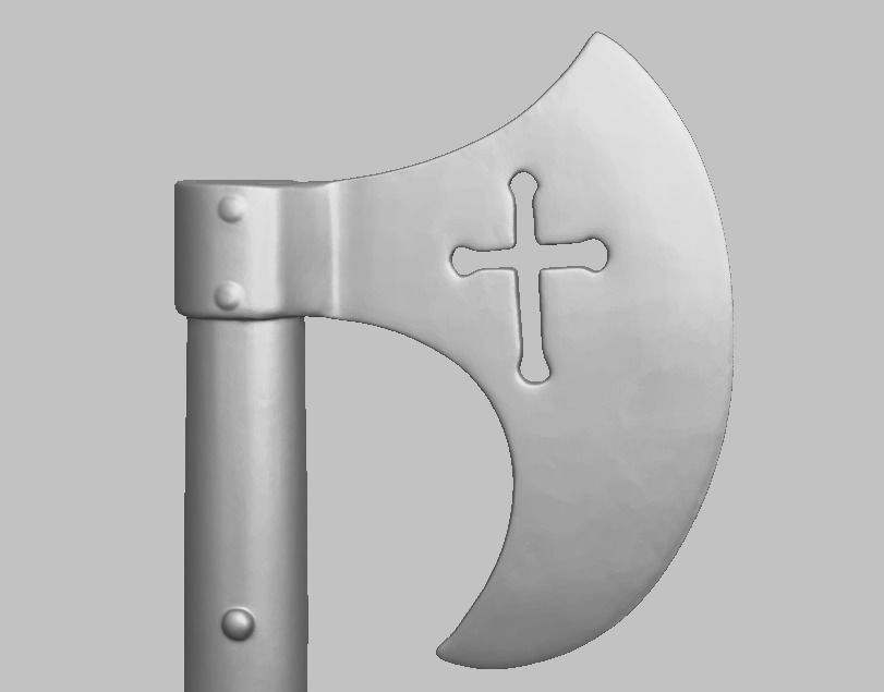 Knight leather gear 3D print model_36