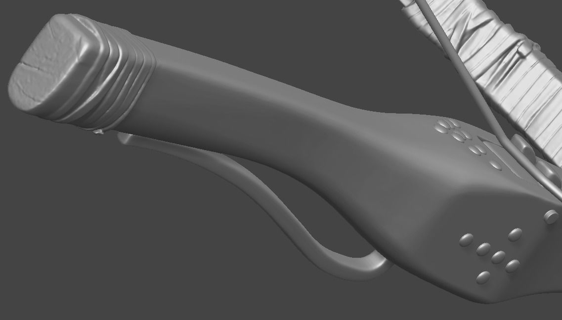 Knight leather gear 3D print model_7