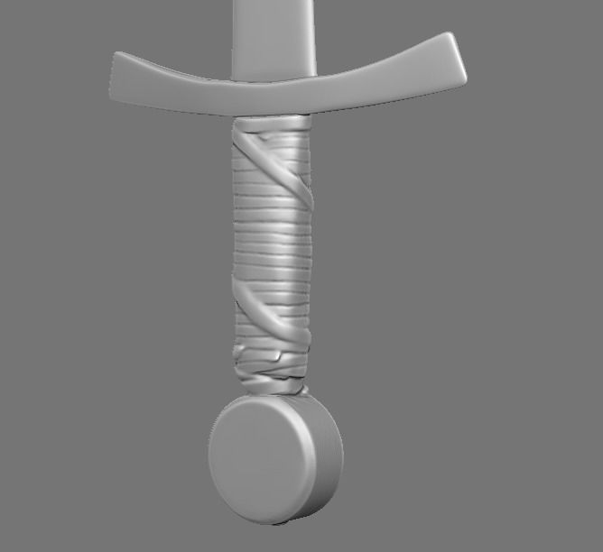 Knight leather gear 3D print model_47