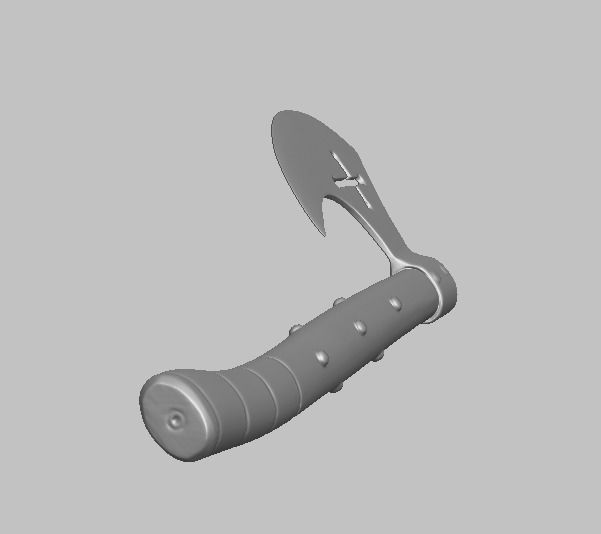 Knight leather gear 3D print model_33